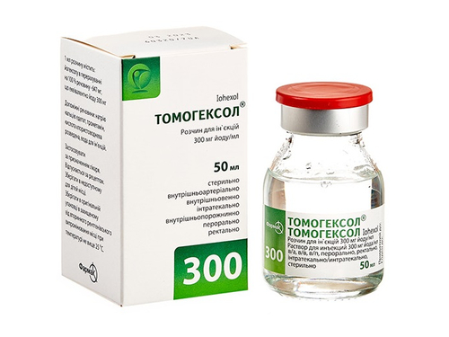 Цены на Томогексол раствор для ин. 300 мг йода/мл фл. 50 мл
