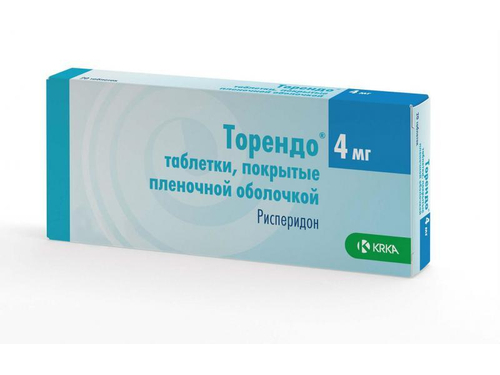 Ціни на Торендо табл. в/о 4 мг №60 (10х6)