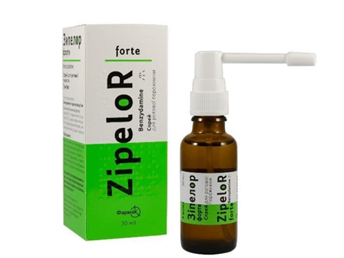 Зіпелор форте спрей для ротов. порожнини 3,0 мг/мл фл. 30 мл