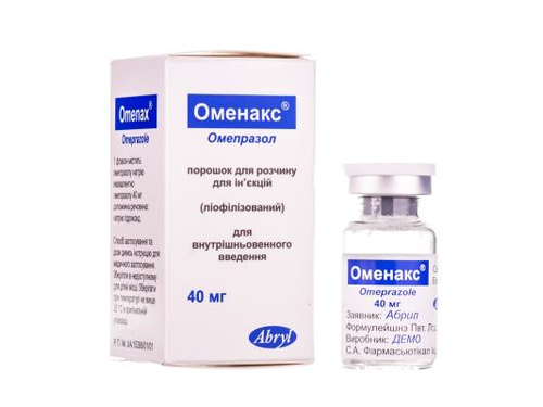 Ціни на Оменакс пор. для розчину для ін. фл. 40 мг №1