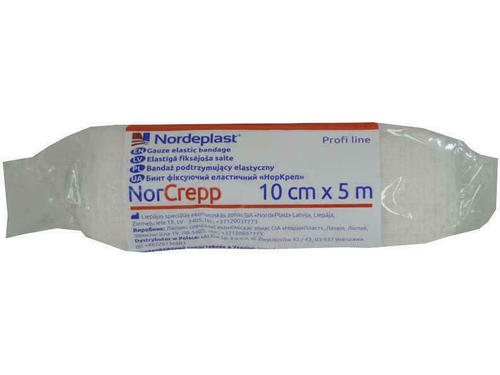 Ціни на Бинт еластичний NordePlast NorCrepp 10 см х 5 м