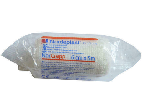Ціни на Бинт еластичний NordePlast NorCrepp 6 см х 5 м