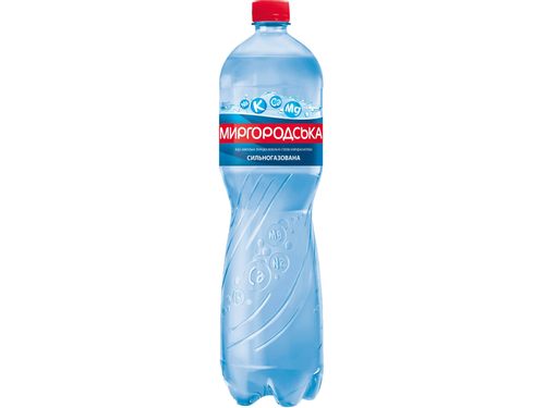Вода минеральная Миргородская сильногазированная 1,5 л