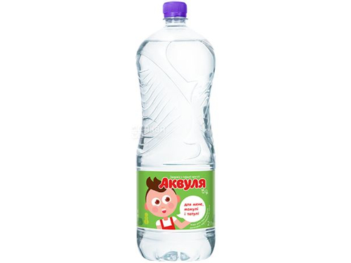 Цены на Вода питьевая детская Аквуля негазированная 2 л