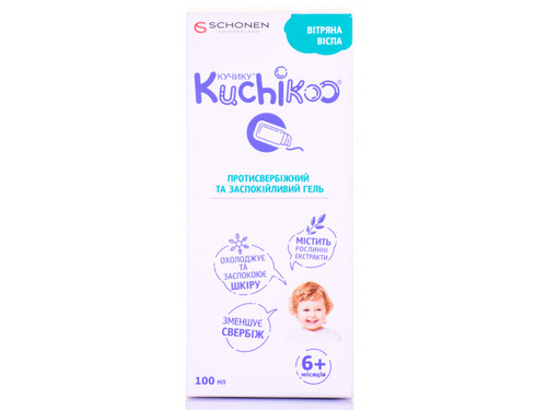 Цены на Kuchikoo Ветряная оспа противозудный и успокаивающий гель фл. 100 мл