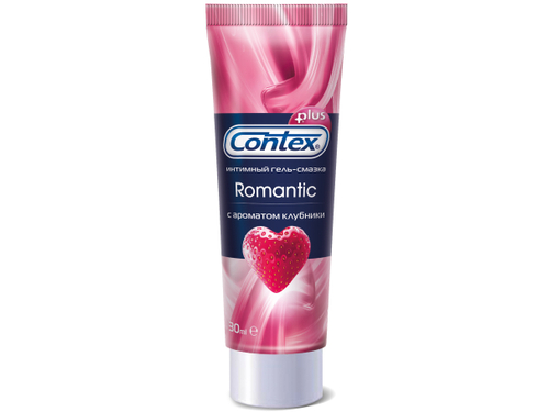 Интимная гель-смазка Contex Romantic с ароматом клубники 30 мл