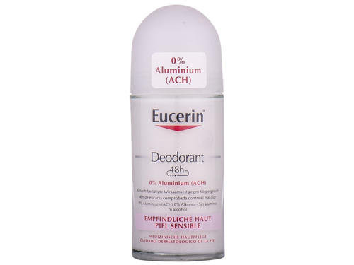 Ціни на Дезодорант Eucerin Без алюмінію для чутливої шкіри кульковий 50 мл