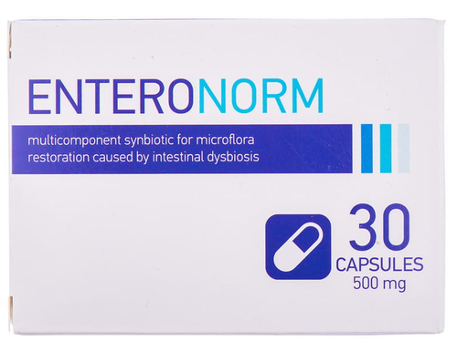Цены на Энтеронорм капс. 500 мг №30 (10х3)