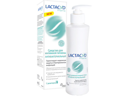 Средство для интимной гигиены Lactacyd Фарма Антибактериальное фл. с с доз. 250 мл