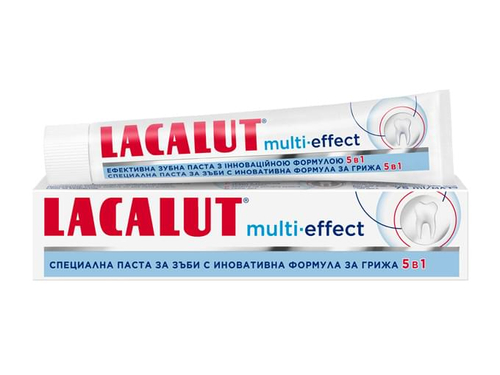 Ціни на Зубна паста Lacalut Multi-effect 5 в 1, 100 мл