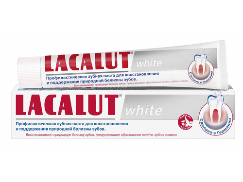 Цены на Зубная паста Lacalut White 75 мл
