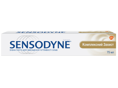 Ціни на Зубна паста Sensodyne Комплексний захист 75 мл
