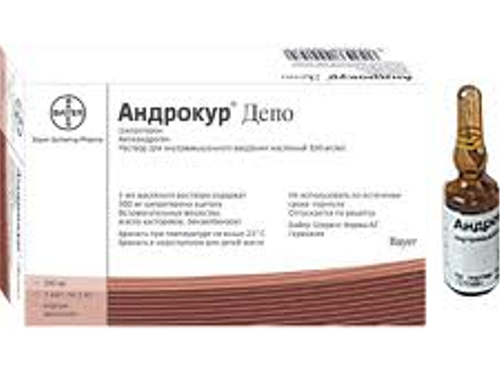 Цены на Андрокур Депо раствор масл. для ин. 300 мг/3 мл амп. 3 мл №3