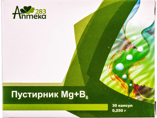 Ціни на Пустирник Mg+B6 капс. №30 (10х3)