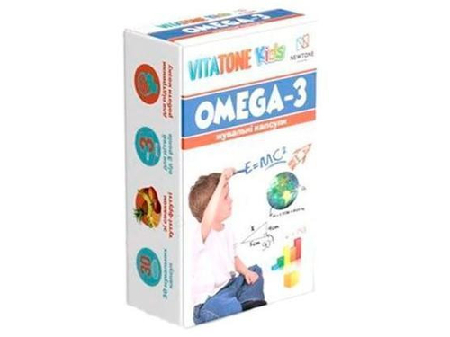 Ціни на Vitatone Kids Omega-3 для дітей капс. жув. №30