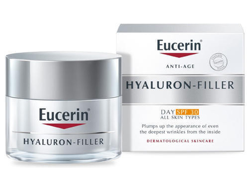 Цены на Крем для лица Eucerin Hyaluron-Filler дневной против морщин 50 мл