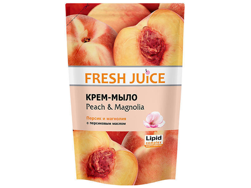 Ціни на Крем-мило Fresh Juice Peach & Magnolia персик і магнолія рідке 460 мл