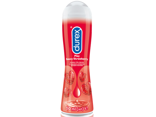 Інтимна гель-змазка Durex Play Strawberry з ароматом полуниці 50 мл