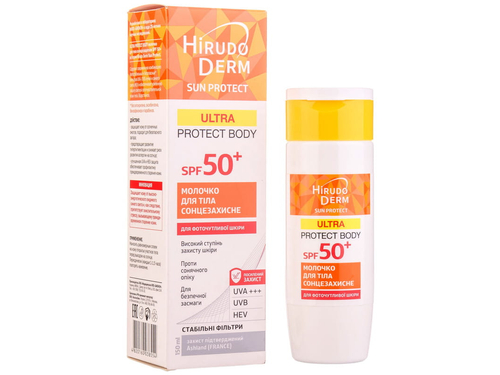 Молочко сонцезахисне Hirudo Derm Sun Protect Ultra Protect Body SPF 50+ 150 мл