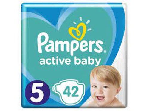 Підгузки для дітей Pampers Active Baby розмір 5, 11-16 кг, 42 шт.