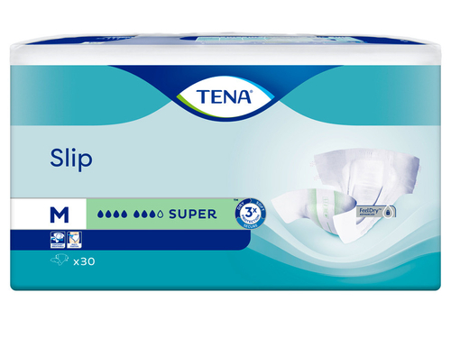 Ціни на Підгузки для дорослих Tena Slip Super Medium розмір M, 30 шт.
