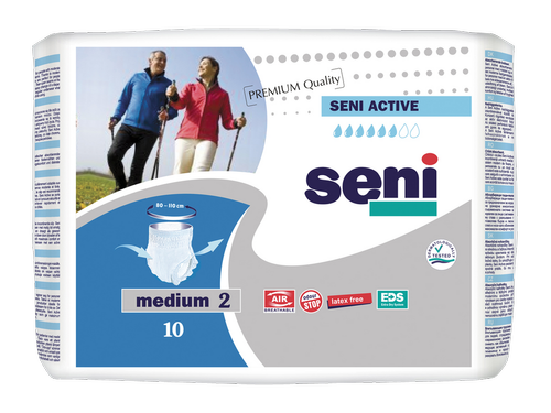 Подгузники-трусы для взрослых Seni Active Medium размер M-2, 10 шт.
