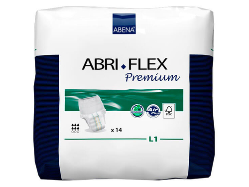 Подгузники-трусы для взрослых Abena Abri-Flex Premium размер L-1 (100-140 см), 14 шт.
