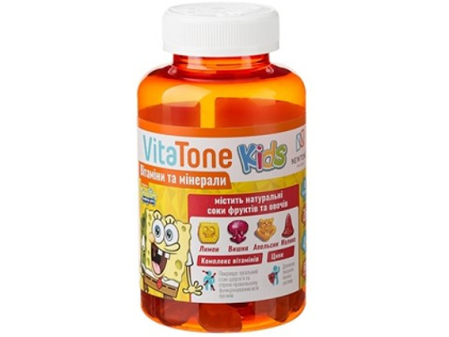 Ціни на Vitatone Kids мультивітаміни для дітей паст. желейні №60
