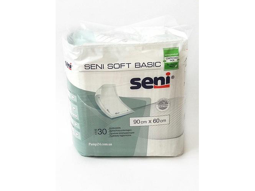 Пелюшки гігієнічні Seni Soft Basic, 90 х 60 см, 30 шт.