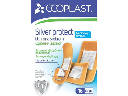 Цены на Пластырь Ecoplast Серебрянная защита набор, 16 шт.