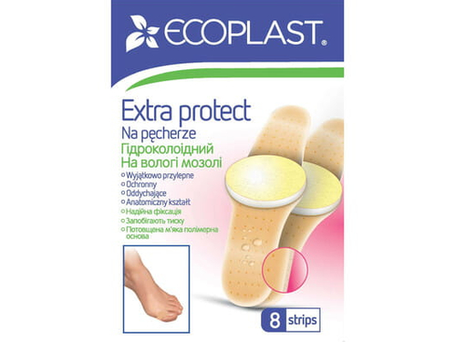 Ціни на Пластир Ecoplast Екстра захист на вологі мозолі, 8 шт.