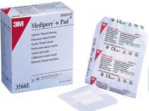 Повязка пластирна Mediporе+Pad для закрытия ран, 10 х 15 см, 1 шт.