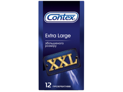 Ціни на Презервативи Contex XXL збільшеного розміру 12 шт.