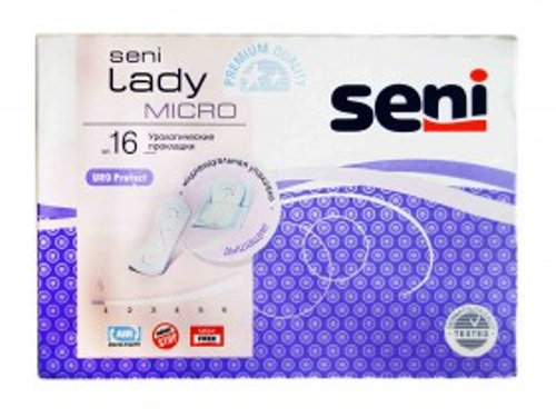 Прокладки урологічні Seni Lady Micro, 16 шт.