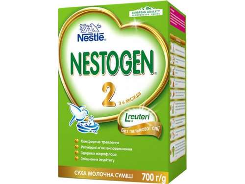 Суха молочна суміш Nestle Nestogen 2 з пребіотиками і лактобактеріями 700 г