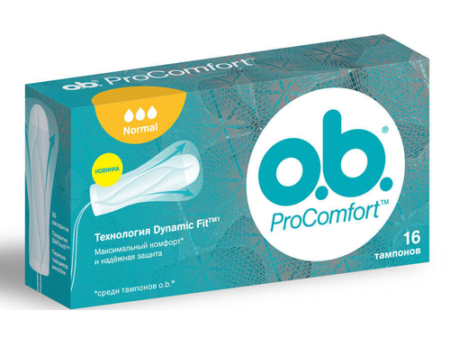 Тампони гігієнічні O.B. ProComfort Normal 16 шт.