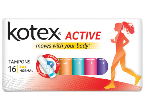 Тампони гігієнічні Kotex Active нормал 16 шт.