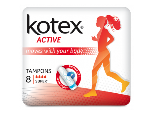 Тампони гігієнічні Kotex Active супер 8 шт.