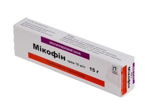 Ціни на Мікофін крем 10 мг/г туба 15 г