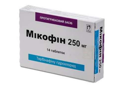 Ціни на Мікофін табл. 250 мг №14