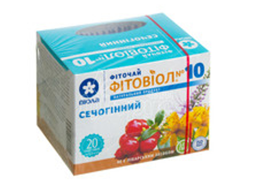 Цены на Фиточай Фитовиол №10 мочегонный фильтр-пакет 1,5 г №20