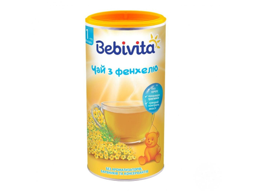 Ціни на Чай Bebivita Фенхелевий дитячий 200 г