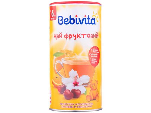 Ціни на Чай Bebivita Фруктовий дитячий 200 г