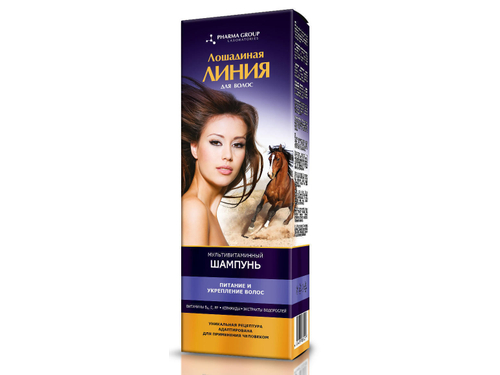 Ціни на Шампунь Pharma Group Laboratories Кінська лінія мультивітамінний, живлення і зміцнення волосся 200 мл