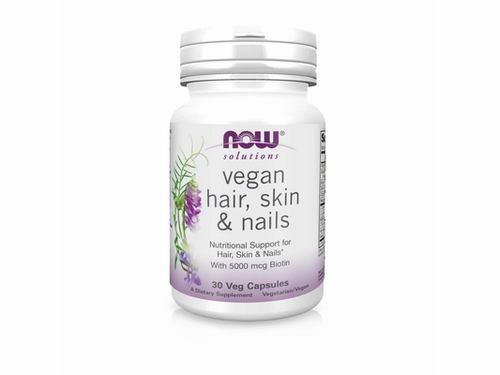 Цены на Now Vegan hair, skin & nails капс. №30