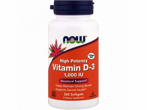 Ціни на Now Vitamin D-3 капс. 1000 МО №360