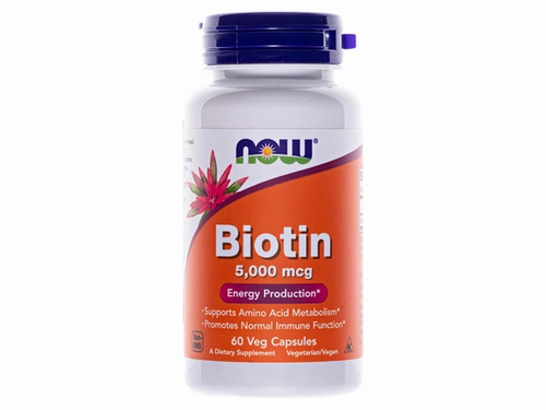 Цены на Now Biotin капс. 5000 мкг №60
