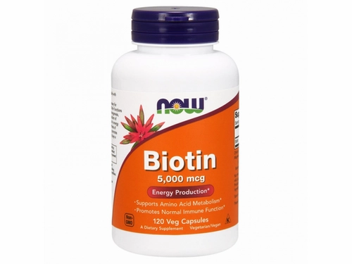 Цены на Now Biotin капс. 5000 мкг №120