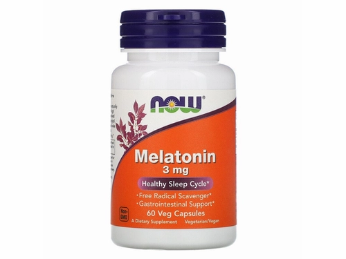Ціни на Now Melatonin капс. 3 мг №60