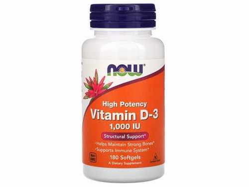 Now Vitamin D-3 капс. 1000 МЕ №180